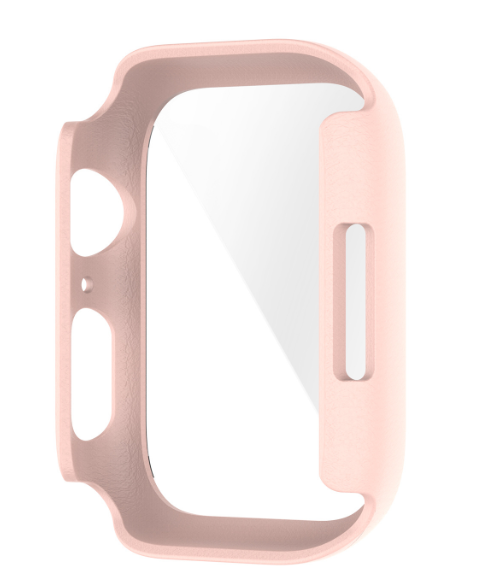 Чехол-накладка DK Пластик Soft-Touch Glass Full Cover для Apple Watch 40mm (pink) 011427-373 фото