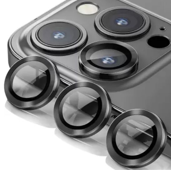 Защитное стекло на камеру CDK Lens Metal Ring Eagle Eye для Apple iPhone 14 Pro Max (017190) (black) 017339-062 фото