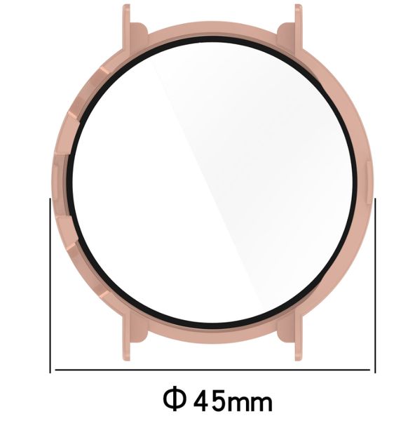 Чехол-накладка DK Пластик Gloss Стекло Full Cover для Huawei Watch GT 4 41mm (pink) 017598-373 фото