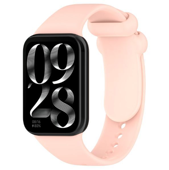 Ремінець 2 шт CDK для Xiaomi Mi Smart Band 9 Pro | Silicone Sport Band (017124) (pink sand) 022137-158 фото