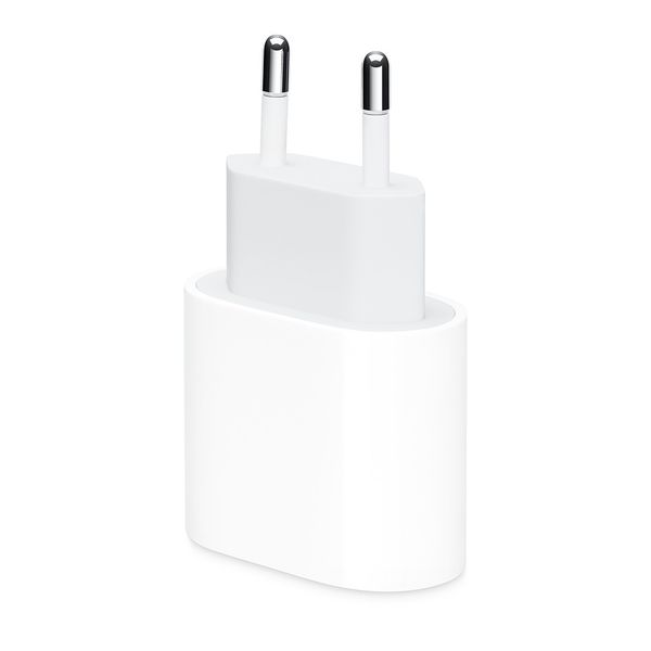 Зарядное устройство для Apple 20W USB-C Power Adapter (MHJ83ZM) A2347 (OEM) (white) 010984-162 фото