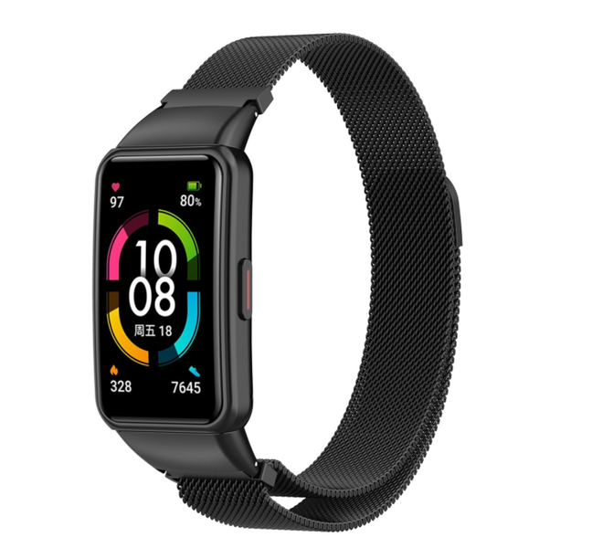 Ремешок CDK Metal Milanese Loop Magnetic для Huawei Band 6 (012956) (black) 012957-124 фото