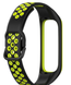 Ремінець DK Silicone Sport Band Nike для Samsung Galaxy Fit2 (R220) (black/green) 016451-962 фото 1