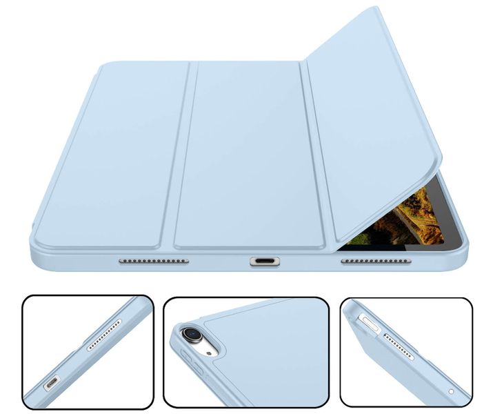 Чехол-книжка CDK для Apple iPad Air 11" M2 2024 | Эко-кожа силикон Smart Case Слот Стилус (015026) (white ice) 017805-034 фото