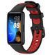 Ремешок 2шт CDK для Huawei Band 8 / 9 | Silicone Sport Band Nike (016452) (black / red) 021830-963 фото 3