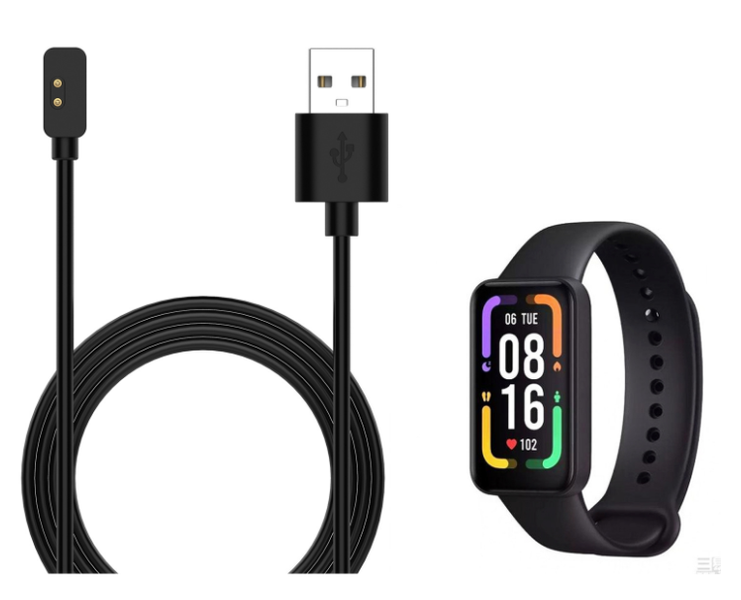 Зарядний пристрій CDK кабель (55 см) USB для Xiaomi Poco Watch (013570) (black) 014225-124 фото