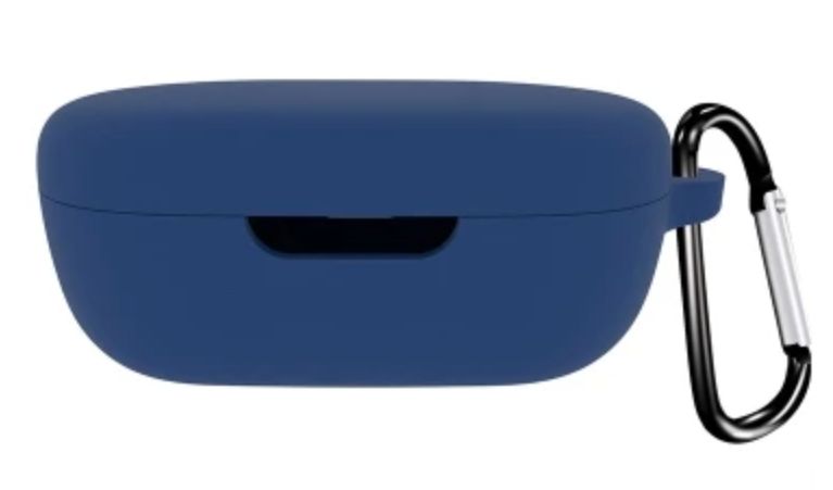 Чехол-накладка DK Silicone Candy Friendly с карабином для JBL Quantum TWS (dark blue) 017494-065 фото