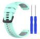 Ремешок CDK для Garmin Forerunner 620 | Silicone Double Color Sport Band Classic (022055) (mint / grey) 022257-118 фото 1