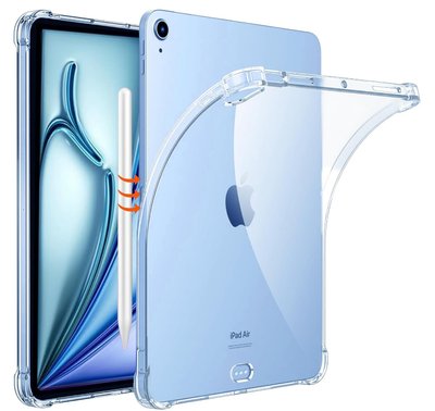 Чохол-накладка DK для Apple iPad Air 13" M2 2024 | Silicone Corner Air Bag (017972) (clear) 017972-003 фото