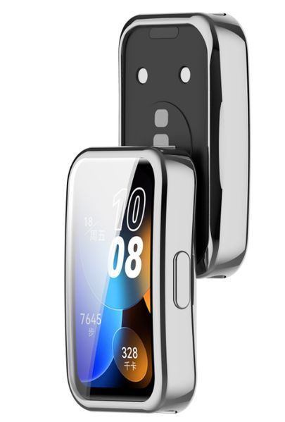 Чохол-накладка CDK для Huawei Band 10 | Silicone Face Case (016324) (silver) 020139-227 фото
