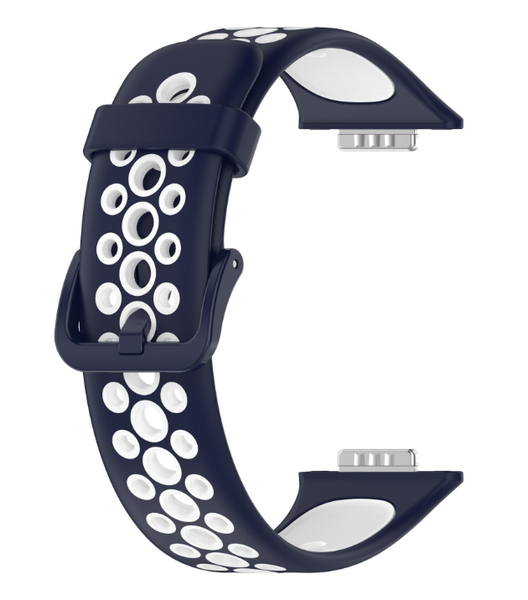 Ремінець DK Silicone Sport Band Nike для Huawei Watch Fit 2 (blue/white) 016237-064 фото