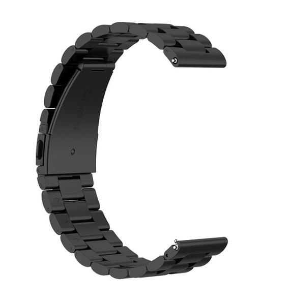 Ремінець DK Metal Fitlink Steel Watch Band 22mm для Смарт-Годин Huawei, Samsung, Xiaomi (012874) (black) 012874-124 фото