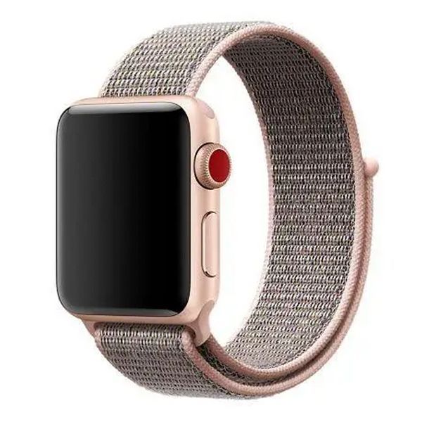 Ремешок CDK для Apple Watch 41mm (Series 7 / 8 / 9) | Nylon Sport Loop (08883) (pink sand) 018042-158 фото