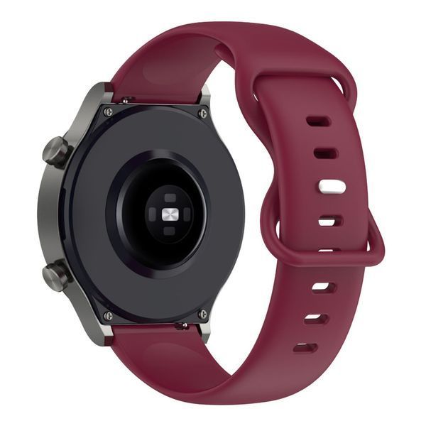 Ремінець CDK для Kospet Magic P10 | "L" 22mm Silicone Sport Band Double Loop (023334) (red wine) 023554-990 фото