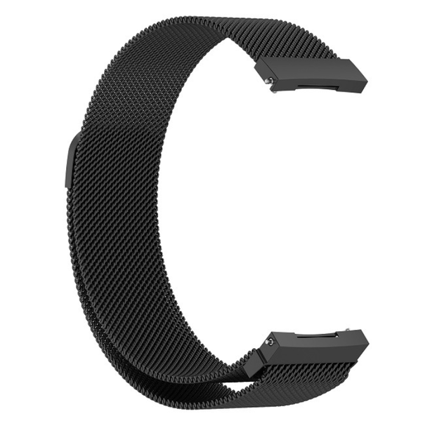 Ремешок DK Metal Ring Milanese Loop Magnetic 22mm для Xiaomi Haylou Solar LS05 (RT) (black) 013590-124 фото
