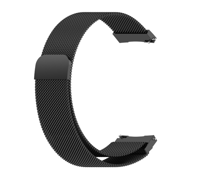 Ремешок DK Metal Ring Milanese Loop Magnetic 22mm для Xiaomi Haylou Solar LS05 (RT) (black) 013590-124 фото