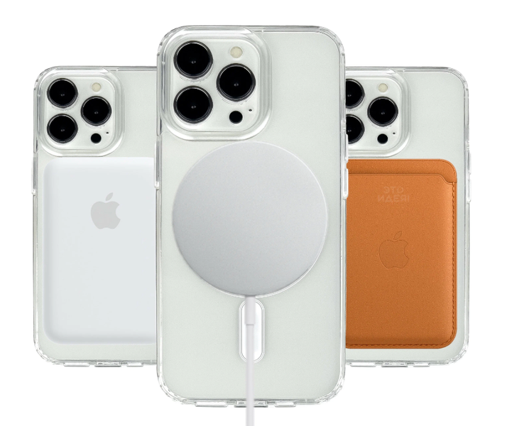 Чехол-накладка Силикон Composite Clear Case с MagSafe для Apple iPhone 13 Pro (clear) 015163-114 фото