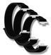 Ремінець 3 шт CDK для Huawei Watch Fit 4 | Nylon Sport Loop (017794) (black) 022003-124 фото 1