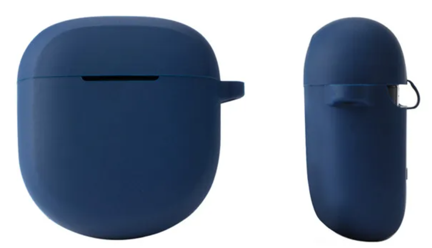 Чехол-накладка DK Silicone Candy Friendly с карабином для Bose QuietComfort Earbuds II (dark blue) 017217-065 фото