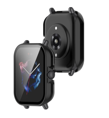 Чехол-накладка DK Пластик Gloss Glass Full Cover для Xiaomi Amazfit GTS 3 (black) 013583-124 фото