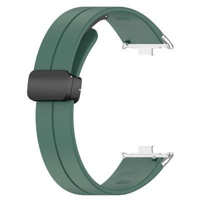 Ремінець CDK для Xiaomi Mi Smart Band 9 Pro | Silicone Sport Magnetic (017766) (green / black) 018671-994 фото