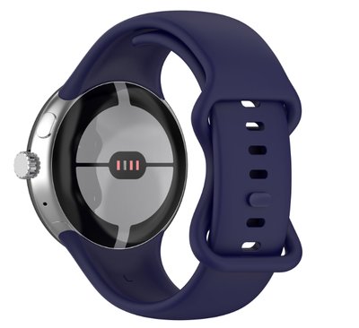 Ремінець CDK силікон Sport Band Double Loop "L" для Google Pixel Watch 3 41 mm (015668) (dark blue) 018080-132 фото