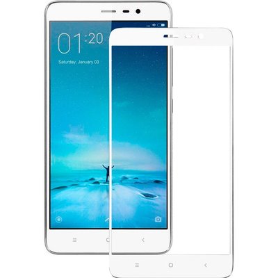 Захисне скло DK Full Cover для Xiaomi Redmi Note 3 (white) 06001-725 фото