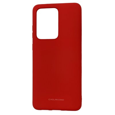 Чехол-накладка Silicone Hana Molan Cano для Samsung Galaxy S20 Ultra (SM-G988) (red) 010006-120 фото