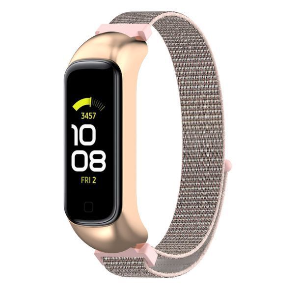 Ремінець-бампер DK для Samsung Galaxy Fit2 (R220) | Nylon Sport Loop (rose gold/pink) 018160-097 фото