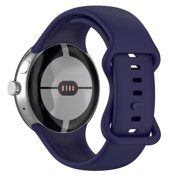 Ремешок CDK силикон Sport Band Double Loop "L" для Google Pixel Watch 3 41mm (015668) (dark blue) 018080-132 фото