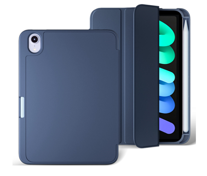 Чехол-книжка DK Эко-кожа силикон Smart Case Стилус для Apple iPad mini 8.3" 6gen 2021 (A2567/ A2568) (dark 013752-081 фото