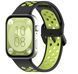 Ремінець CDK для Huawei Watch Fit 4 Pro | Silicone Sport Band Nike (017791) (black / green) 020994-962 фото 2