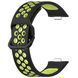 Ремінець CDK для Huawei Watch Fit 4 Pro | Silicone Sport Band Nike (017791) (black / green) 020994-962 фото 1